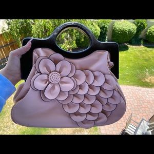 Scarleton Pink flower purse